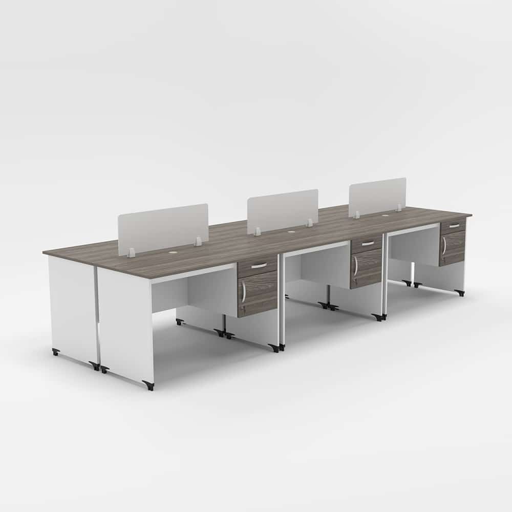 Cụm bàn làm việc 6 người-FCBNV41