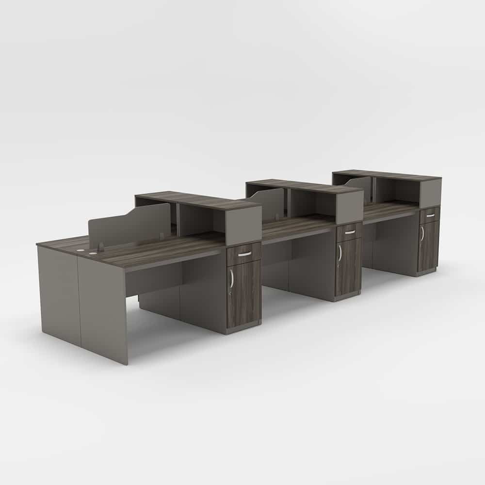 Cụm bàn làm việc 6 người-FCBNV42