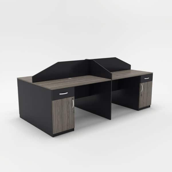 Cụm Bàn Làm Việc 4 Người-FCBLV3