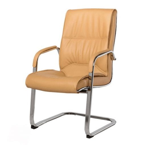 Ghế Họp Đệm Da Cao Cấp W118 Màu Kem