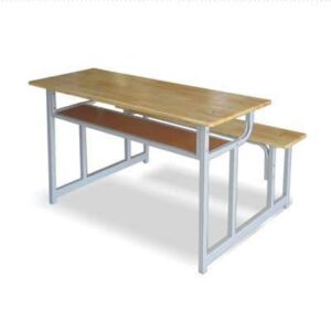 Bàn Liền Ghế Học Sinh Gỗ Tự Nhiên F009