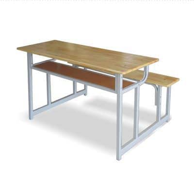 Bàn Liền Ghế Học Sinh Gỗ Tự Nhiên F009