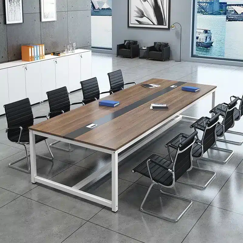 Bàn Họp Chân Sắt 2m4 -BHF21
