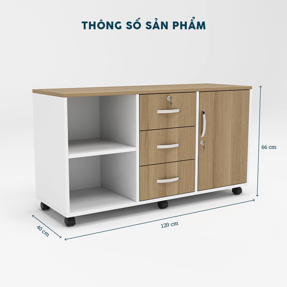 Hộc Tủ Di Động HTF12