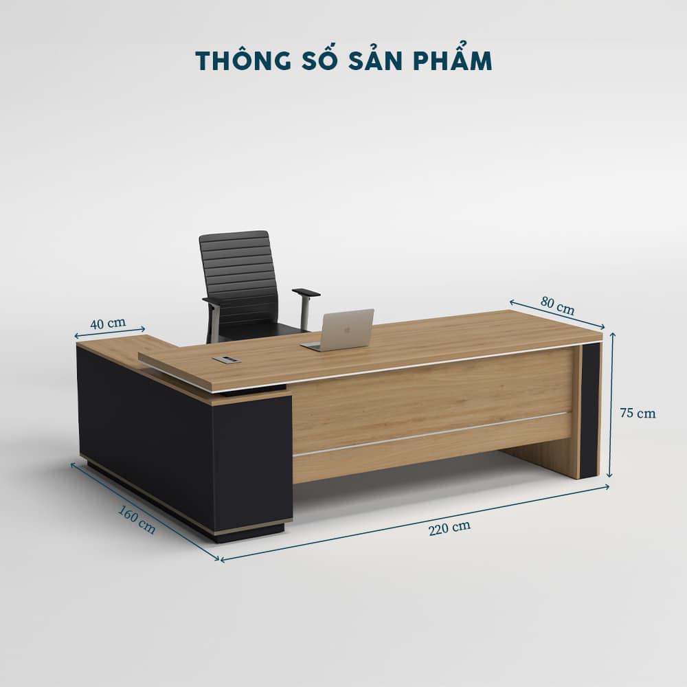 Bàn Giám Đốc 2m2 BGDF010 - Ảnh 2