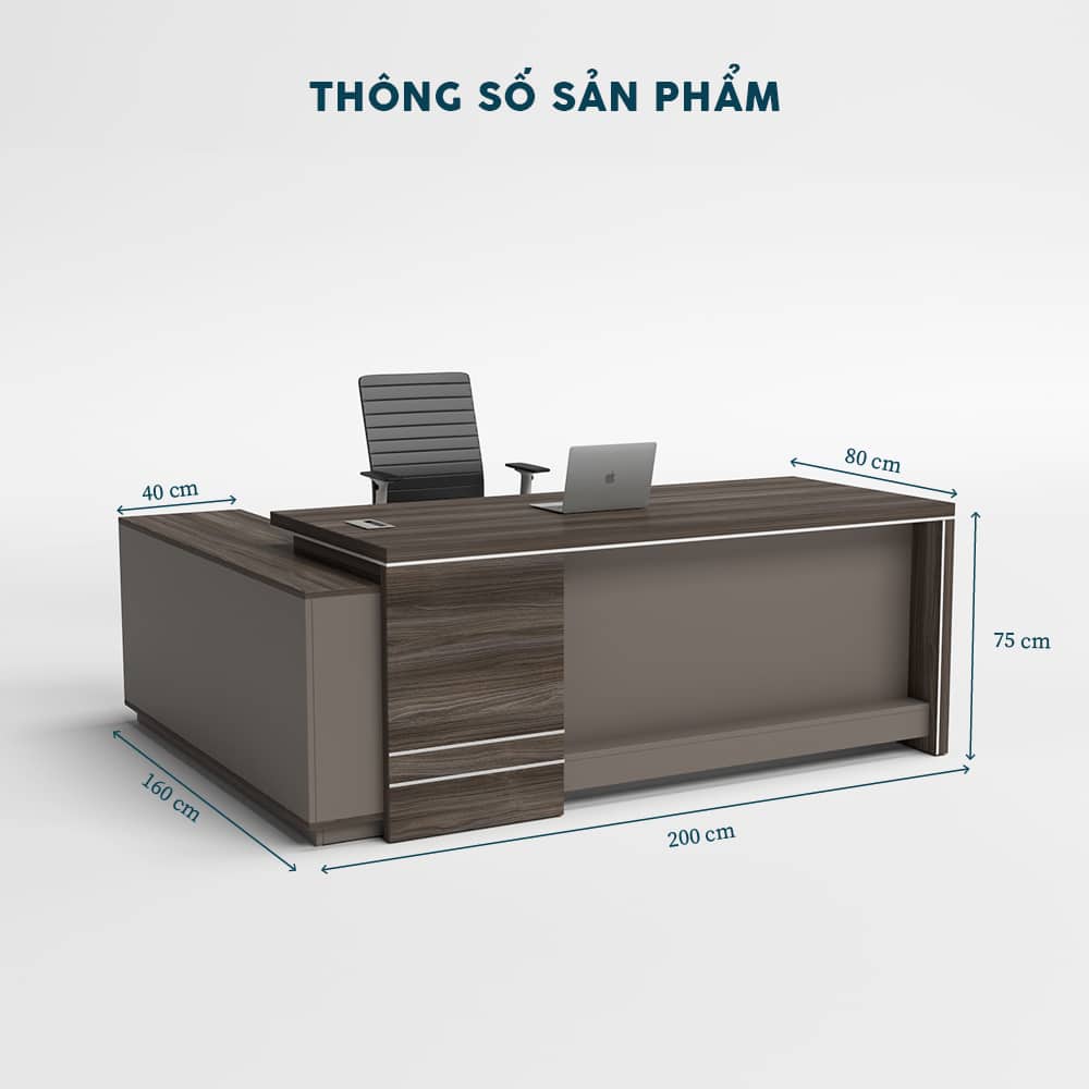 Bàn Giám Đốc 2m BGDF020 - Ảnh 2