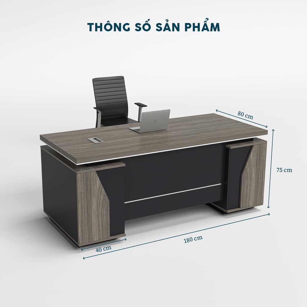 Bàn Giám Đốc 1m8 BGDF027 - Ảnh 4