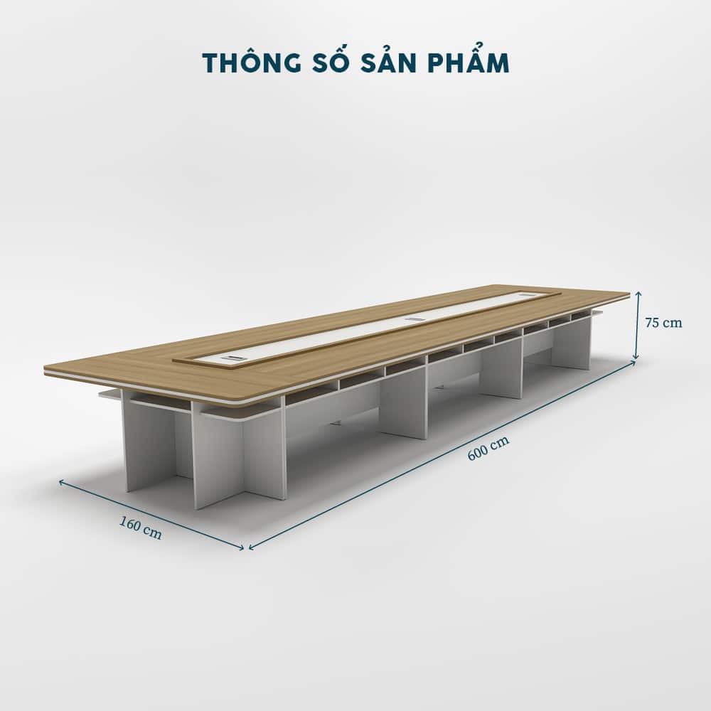Bàn Họp Dài 6m BHF15-6016 - Ảnh 2