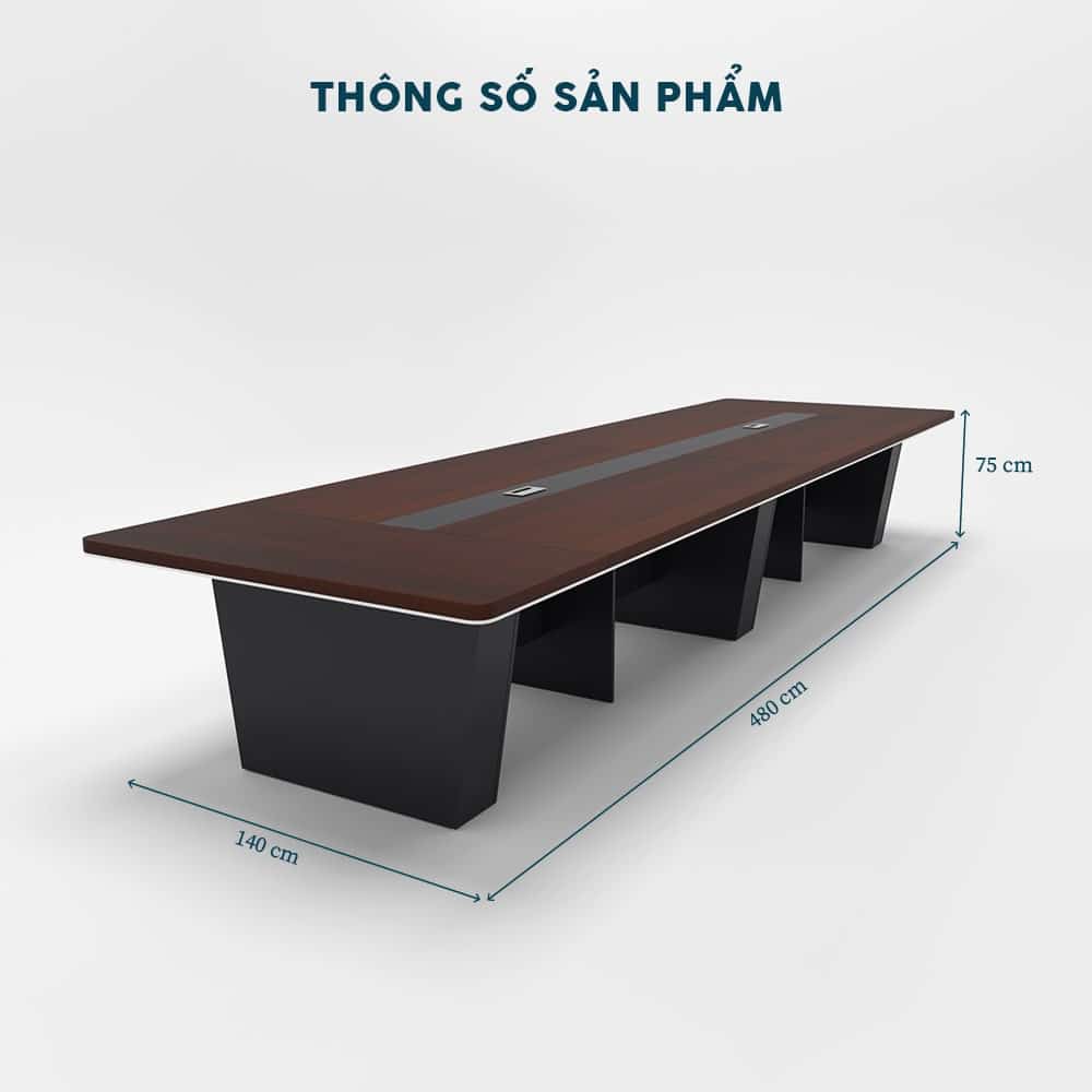 Bàn Họp Dài 4m8 BHF12-4814 - Ảnh 2