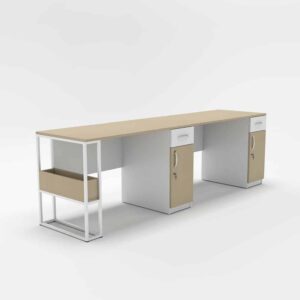 Cụm bàn làm việc 2 người-FCBNV12