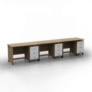 Cụm Bàn Nhân Viên 3 Người-FCBNV69