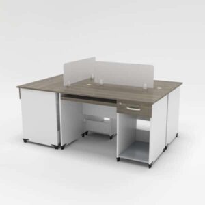 Cụm bàn làm việc 3 người-FCBNV13