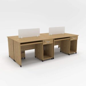 Cụm Bàn Làm Việc 4 Người-FCBNV21