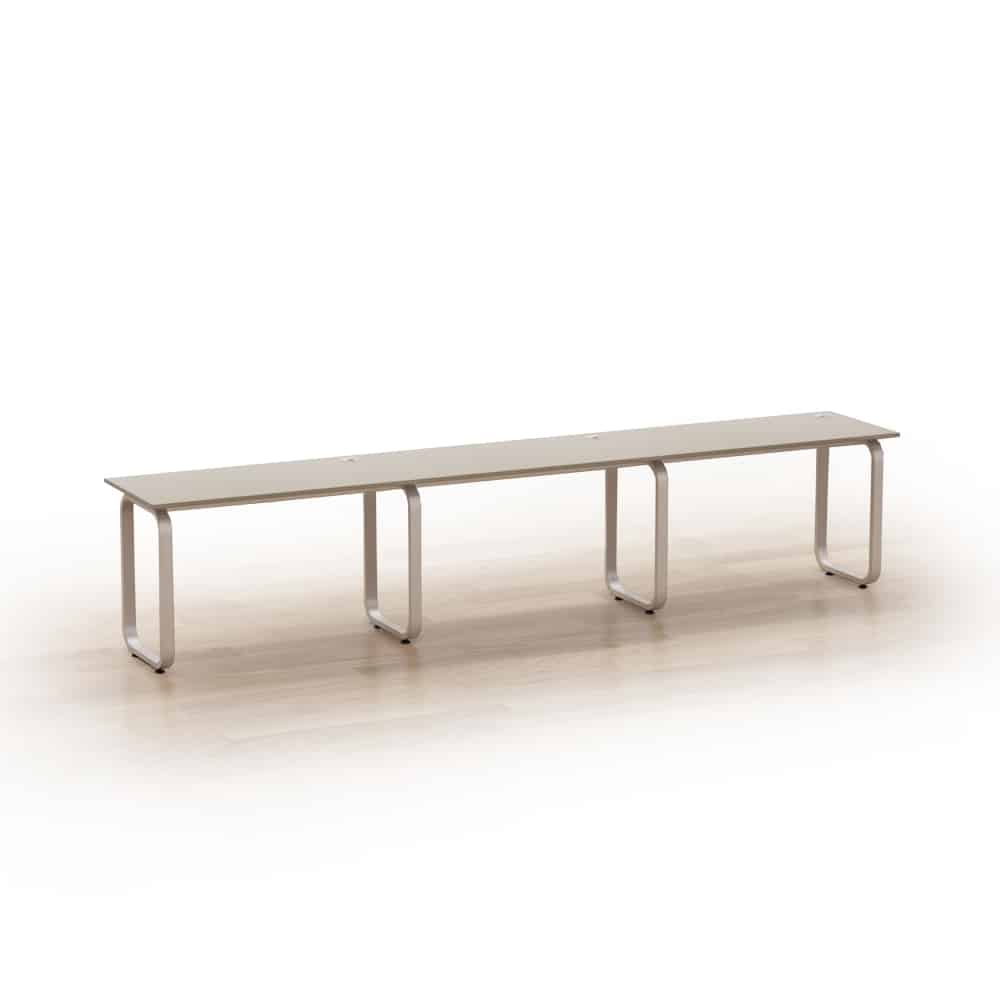 Cụm Bàn Nhân Viên 3 Người Chân Sắt-FCBNV65 - Ảnh 2