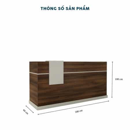 Quầy Lễ Tân 2m-QLTF2m - Ảnh 3