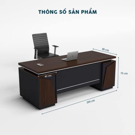 Bàn Giám Đốc 2m BGDF011 V2 - Ảnh 4