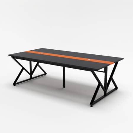 Bàn họp chân sắt 2m4 F24