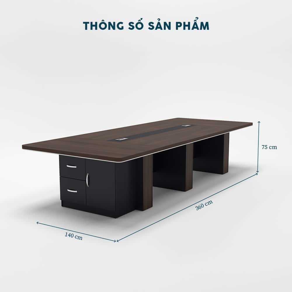 Bàn Họp 3m6 BHF18-3614 - Ảnh 3
