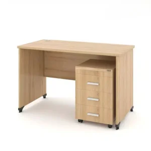Bàn nhân viên 1m2 kèm hộc-B104
