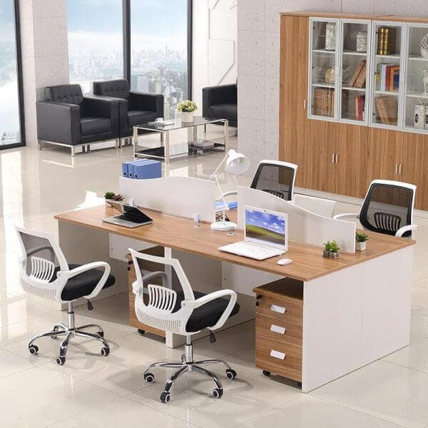 Cụm Bàn Làm Việc 4 Chỗ-CB43