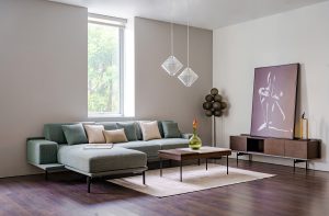 Phòng khách nơi kết hợp giữa sự thanh lịch và lối sống hiện đại
