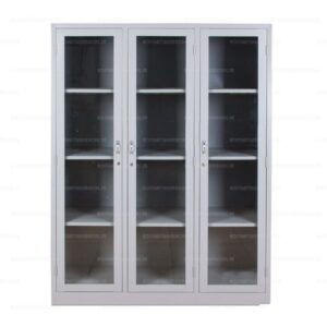Tủ sắt văn phòng 3 cánh Kính-TUK5